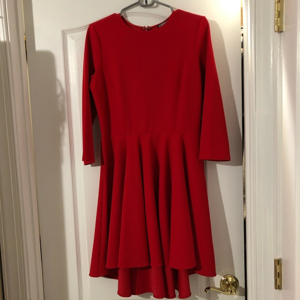 New Express High-low Red dress